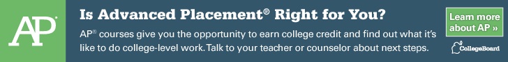 Find out if Advanced Placement is right for you. Visit exploreap.org